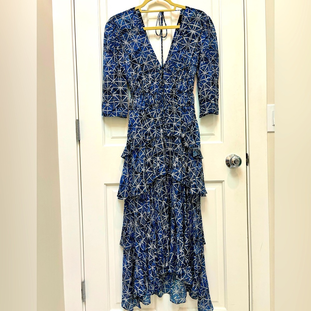 Maje flowy V-neck cocktail dress